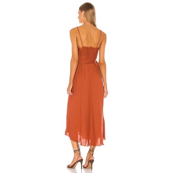 Hot As Hell HAH Dancing Queen Wrap Dress Bronze Revolve Small - Picture 9 of 9